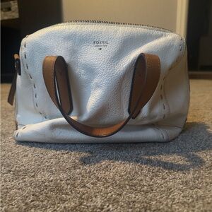 Fossil White Handbag